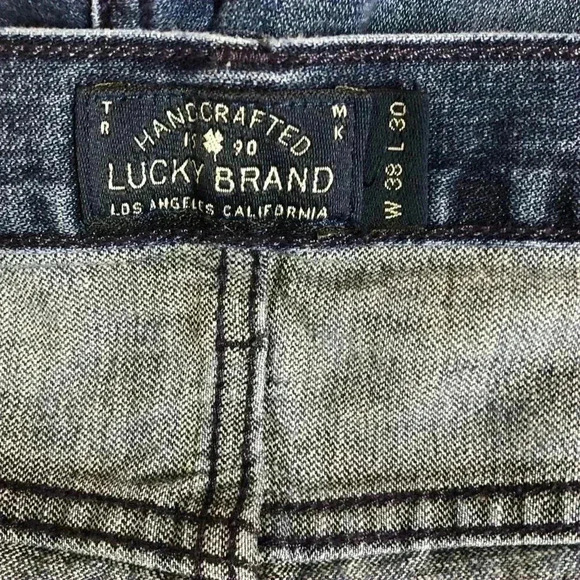 Lucky Brand Vintage Straight Mens Jeans 38W/30L - Picture 7 of 10